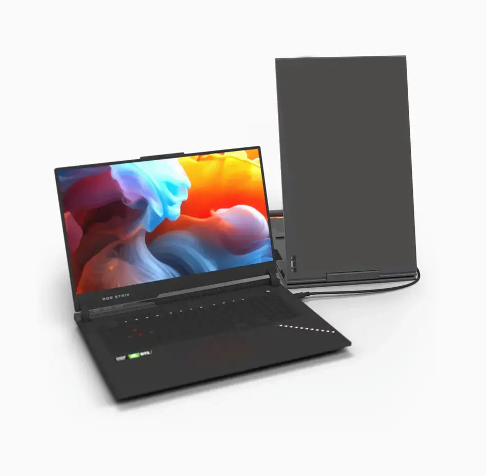 Portable Dual-Screen Support for Laptops